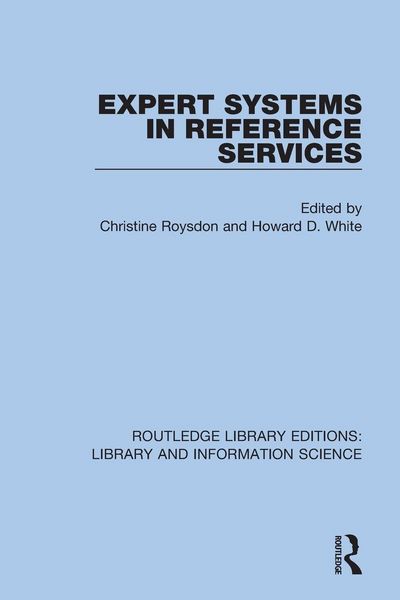 Produktbild: Expert Systems in Reference Services