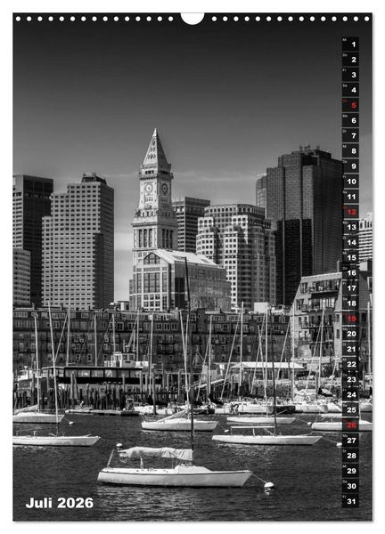 Produktbild: STADTBILDER Monochrome Momente (Wandkalender 2026 DIN A3 hoch), CALVENDO Monatskalender