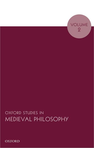 Produktbild: Oxford Studies in Medieval Philosophy, Volume 2