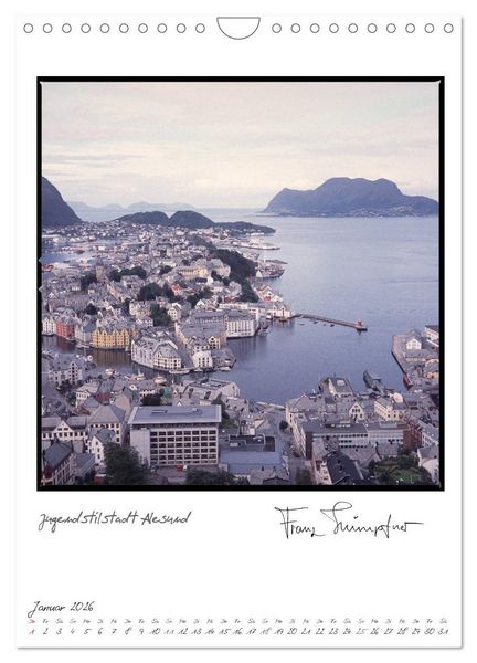 Produktbild: Norwegen analog (Wandkalender 2026 DIN A4 hoch), CALVENDO Monatskalender