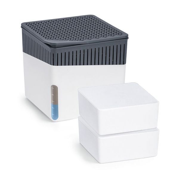 Luftentfeuchter Mod. Cube Schwarz 1000 g, 4x Nachfüller, für Räume bis ca. 80 m³ kaufen