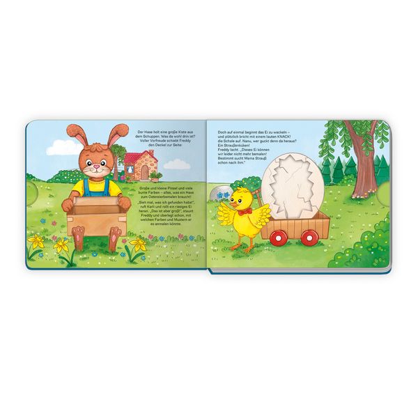 Produktbild: TR&Ouml;TSCH - 1 2 3 bunt wird das Osterei Spielbuch mit Knack-Sounds