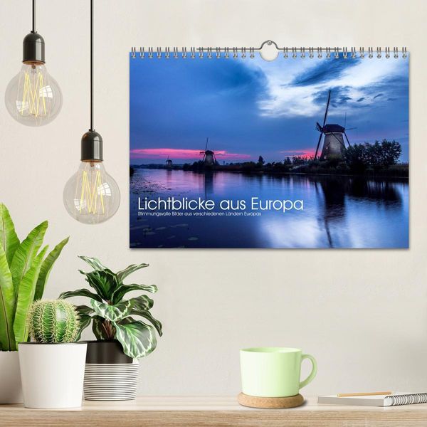 Produktbild: Lichtblicke aus Europa (Wandkalender 2026 DIN A4 quer), CALVENDO Monatskalender