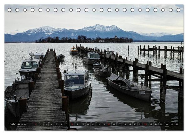 Produktbild: Stille Tage am Chiemsee (Tischkalender 2026 DIN A5 quer), CALVENDO Monatskalender