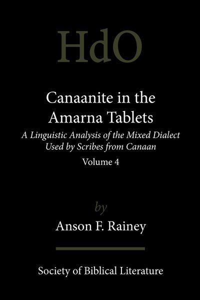 Produktbild: Canaanite in the Amarna Tablets