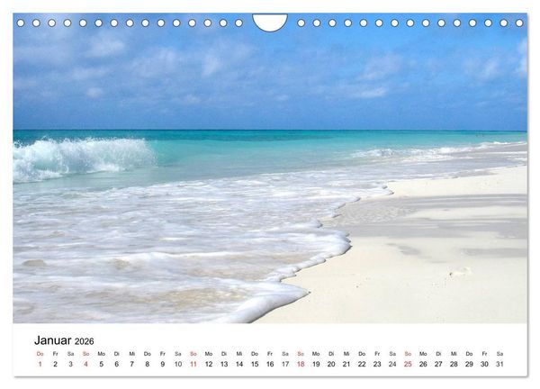 Produktbild: Traumstr&auml;nde in der Karibik (Wandkalender 2026 DIN A4 quer), CALVENDO Monatskalender