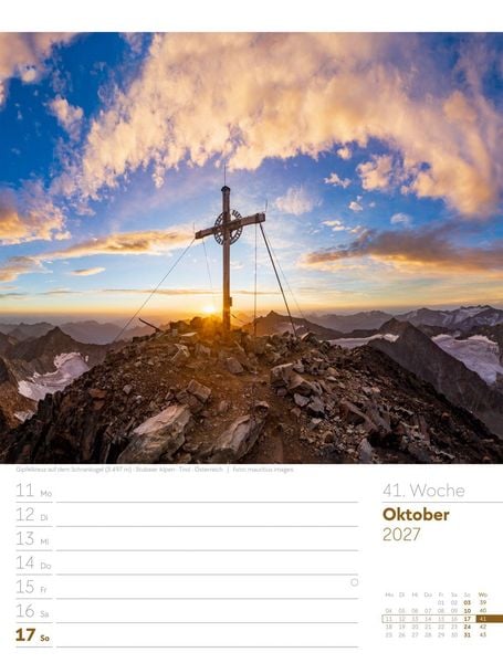 Produktbild: Faszination Alpenwelt Wochenplaner Kalender 2027