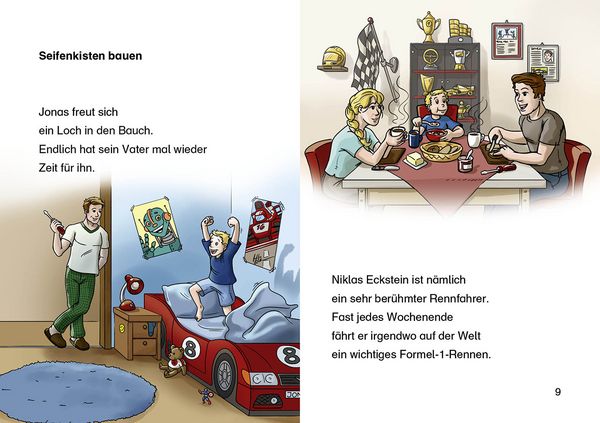 Produktbild: Lesel&ouml;wen 2. Klasse - Vollgas auf der Rennstrecke