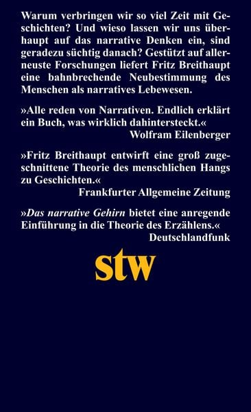 Produktbild: Das narrative Gehirn