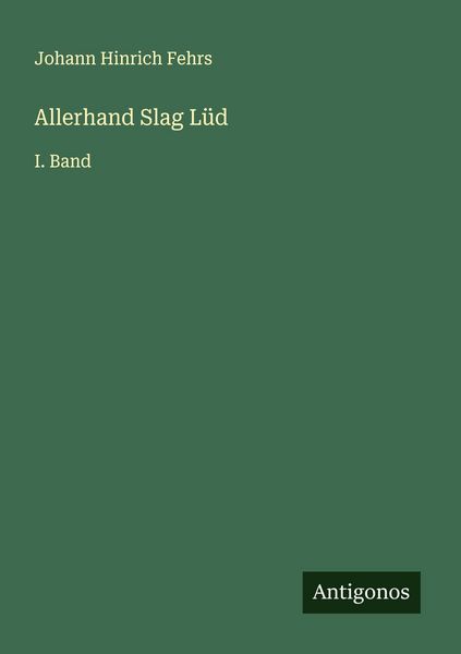 Produktbild: Allerhand Slag L&uuml;d