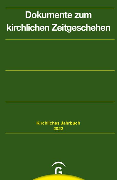 Produktbild: Kirchliches Jahrbuch f&uuml;r die Evangelische Kirche in Deutschland / Dokumente zum kirchlichen Zeitgeschehen