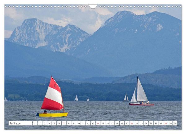Produktbild: Chiemsee - Sommerferien am bayrischen Meer (Wandkalender 2026 DIN A3 quer), CALVENDO Monatskalender