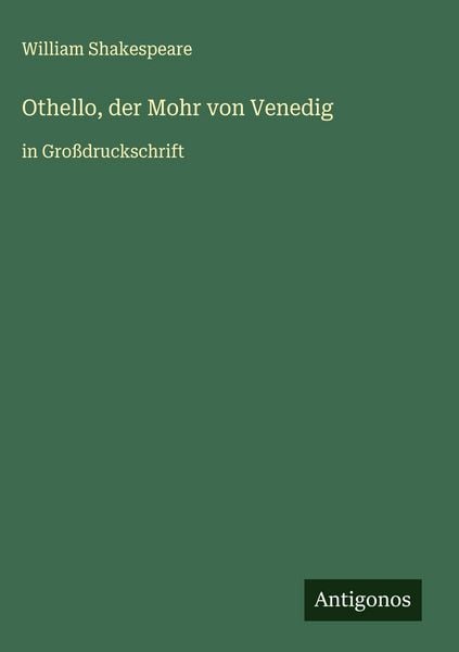 Produktbild: Othello, der Mohr von Venedig