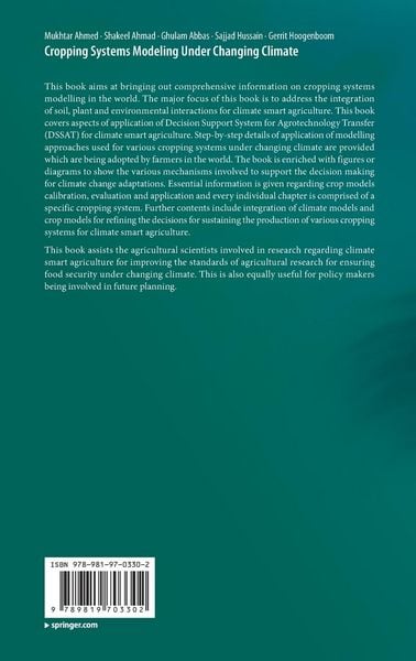 Produktbild: Cropping Systems Modeling Under Changing Climate