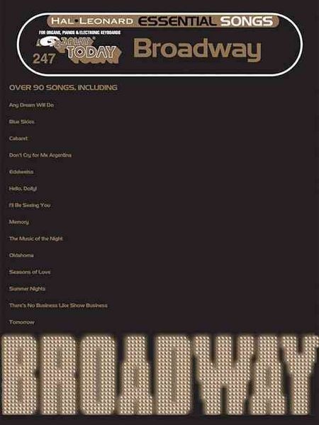 Produktbild: Essential Songs - Broadway: E-Z Play Today #247