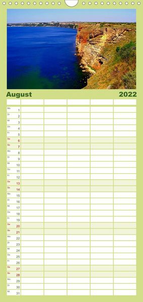 Produktbild: Familienplaner Bulgarien, von Varna bis zum Kap Kaliakra (Wandkalender 2022 , 21 cm x 45 cm, hoch)