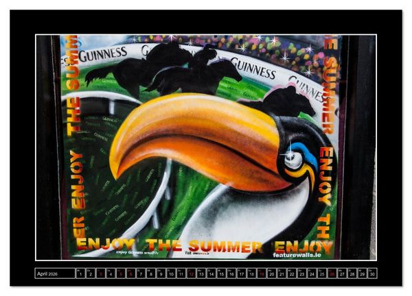 Produktbild: Sl&aacute;inte IRLAND - Pubmalereien (Wandkalender 2026 DIN A3 quer), CALVENDO Monatskalender