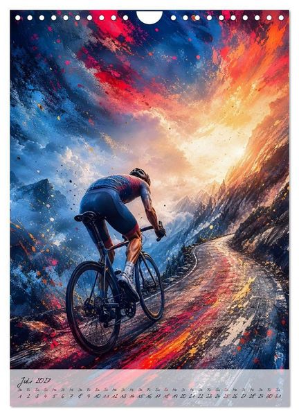 Produktbild: Herzschlag 180 - Wenn Rennradsport zur Kunst wird (Wandkalender 2027 DIN A4 hoch), CALVENDO Monatskalender