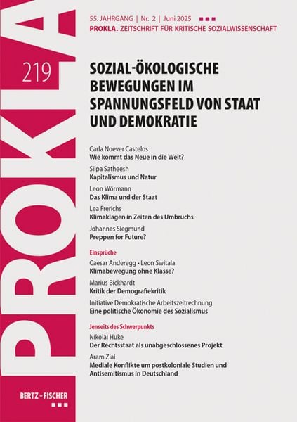 Produktbild: Sozial-ökologische Bewegungen im Spannungsfeld von Staat und Demokratie