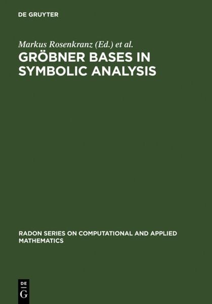 Produktbild: Gr&ouml;bner Bases in Symbolic Analysis