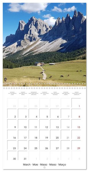 Produktbild: Europe on Foot (Wall Calendar 2026 12 &times; 12 Inch) CALVENDO 12 Month Wall Calendar