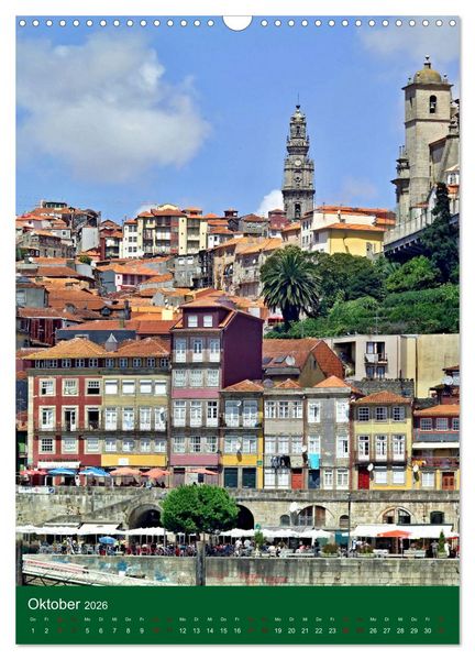 Produktbild: Farbiges Porto (Wandkalender 2026 DIN A3 hoch), CALVENDO Monatskalender