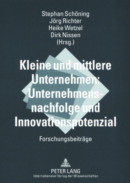 Produktbild: Kleine und mittlere Unternehmen: Unternehmensnachfolge und Innovationspotenzial