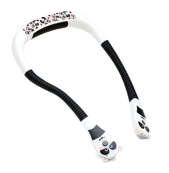 Produktbild: Neklite Pals (Panda) Premium Duo-Leselicht zum Umh&auml;ngen - wiederaufladbar - mit vielen Einstellungen