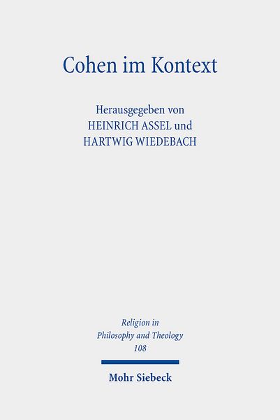 Produktbild: Cohen im Kontext