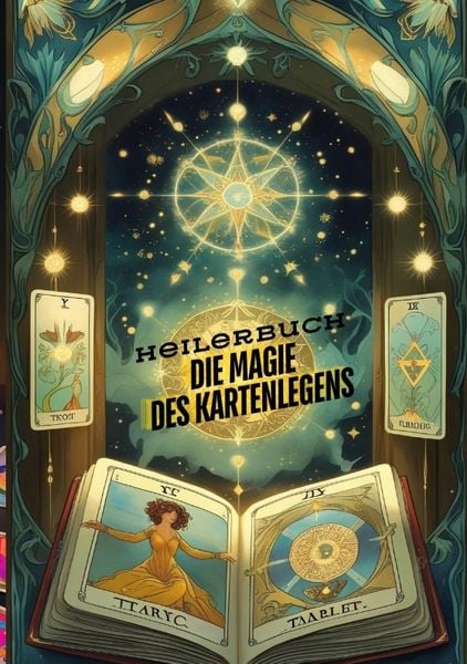 Produktbild: Die Magie des Kartenlegens: Ein Buch f&uuml;r alle, die ihre hellseherischen F&auml;higkeiten entwickeln m&ouml;chten. Ein Roman des Kartenlegens - Kartenlegen, Seminare, das faszinierende Heilerbuch