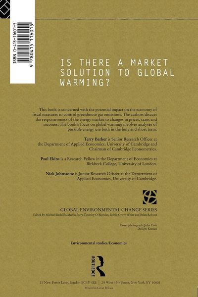 Produktbild: Global Warming and Energy Demand