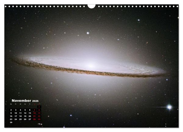Produktbild: Hubble - 35 Jahre atemberaubende Aufnahmen (Wandkalender 2026 DIN A3 quer), CALVENDO Monatskalender