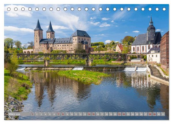 Produktbild: Zwickau und das Tal der Mulde (Tischkalender 2026 DIN A5 quer), CALVENDO Monatskalender