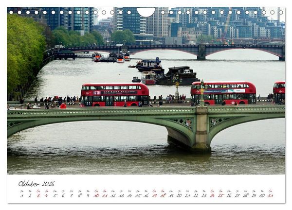Produktbild: London - Metropole zwischen Tradition und Moderne (Wandkalender 2026 DIN A4 quer), CALVENDO Monatskalender