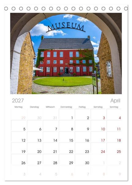 Produktbild: Tischplaner 2027 - Unterwegs in Schleswig (A5 Tischkalender zum Aufstellen) CALVENDO