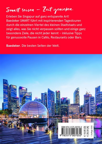 Produktbild: Baedeker SMART Reisef&uuml;hrer Singapur