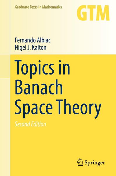Produktbild: Topics in Banach Space Theory