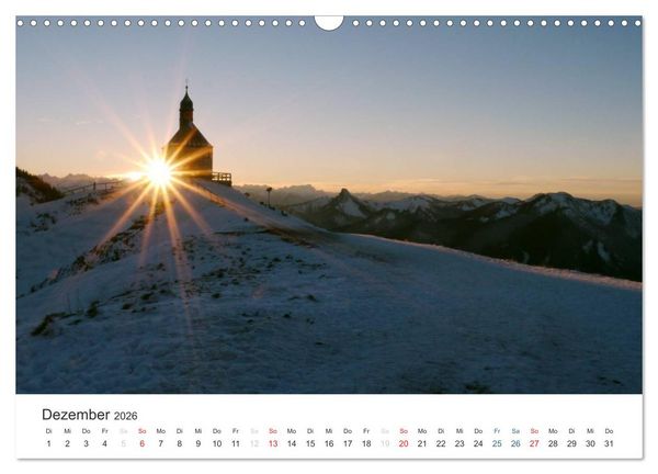 Produktbild: Bergwelten - Vom Voralpenland zu den Zentralalpen (Wandkalender 2026 DIN A3 quer), CALVENDO Monatskalender