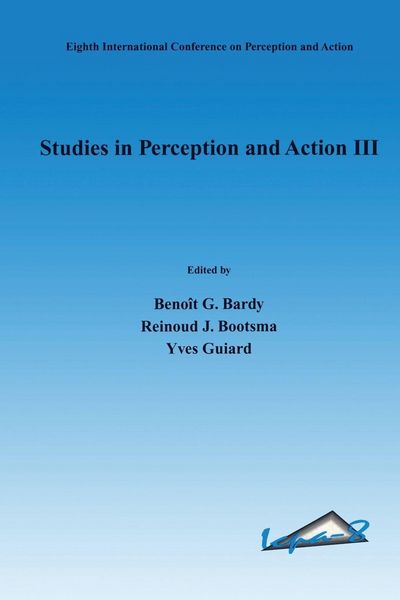 Produktbild: Studies in Perception and Action III