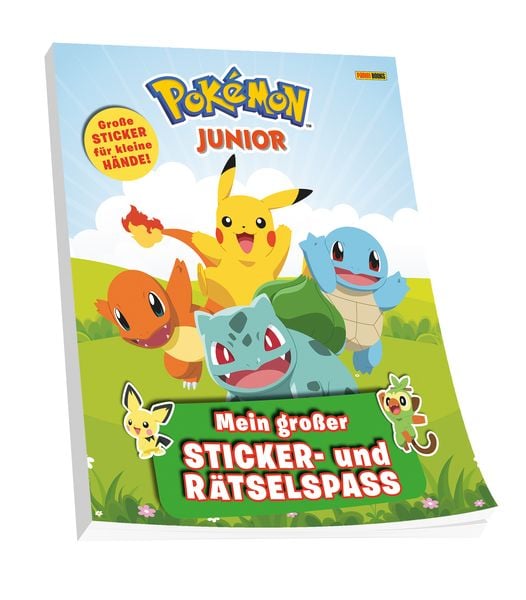 Produktbild: Pok&eacute;mon Junior: Mein gro&szlig;er Sticker- und R&auml;tselspa&szlig;
