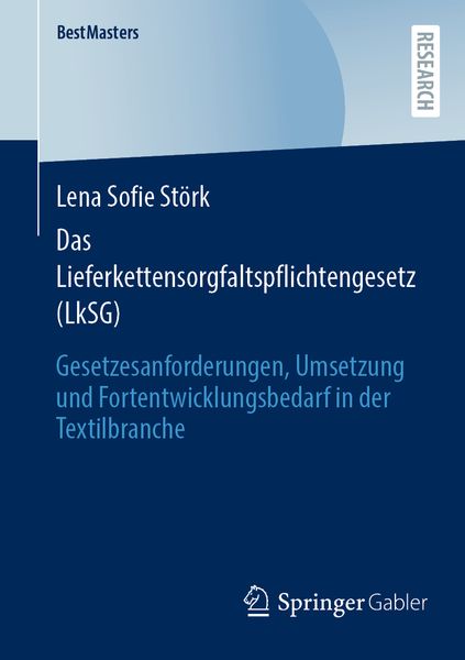 Produktbild: Das Lieferkettensorgfaltspflichtengesetz (LkSG)