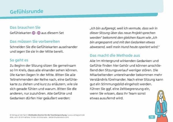 Produktbild: Methoden-Karten f&uuml;r die Teambesprechung