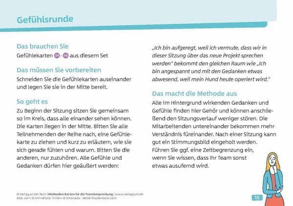 Produktbild: Methoden-Karten f&uuml;r die Teambesprechung