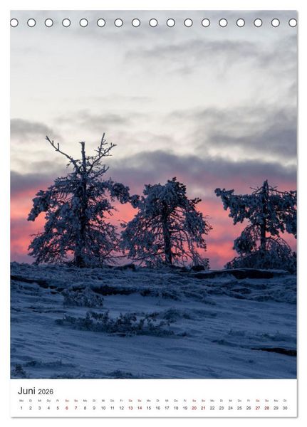 Produktbild: Winter in Lappland - Bezaubernde Sch&ouml;nheit (Tischkalender 2026 DIN A5 hoch), CALVENDO Monatskalender