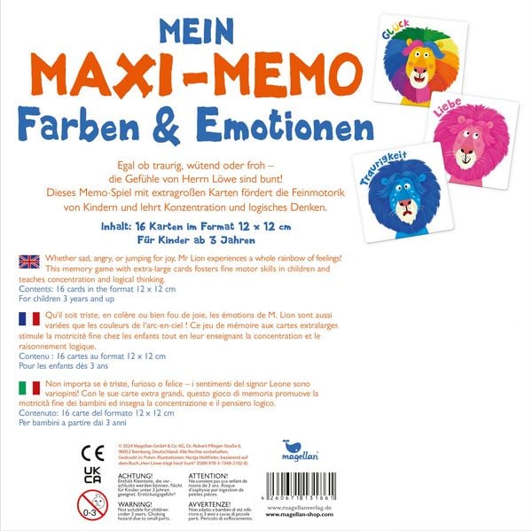 Produktbild: Mein Maxi-Memo - Farben & Emotionen