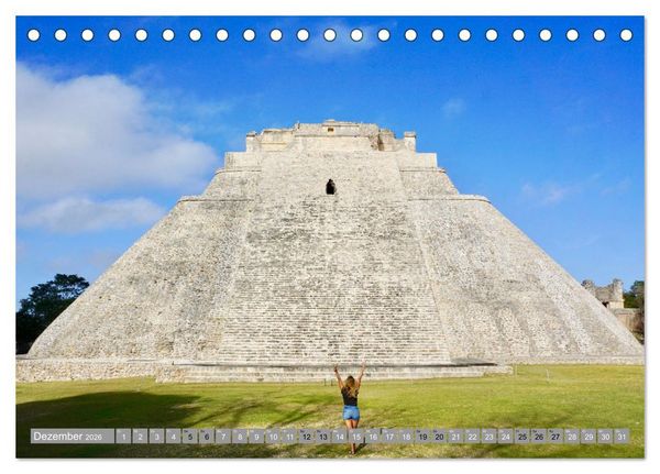 Produktbild: Als Backpacker um die Welt (Tischkalender 2026 DIN A5 quer), CALVENDO Monatskalender