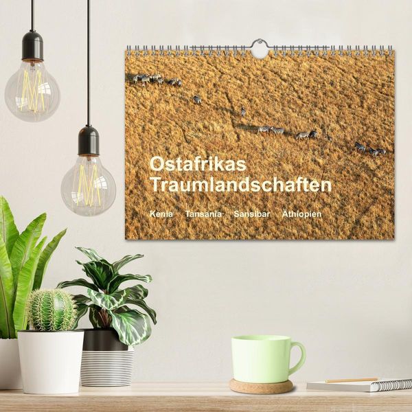 Produktbild: Ostafrikas Traumlandschaften. Kenia - Tansania - Sansibar - &Auml;thiopien (Wandkalender 2026 DIN A4 quer), CALVENDO Monatskalender