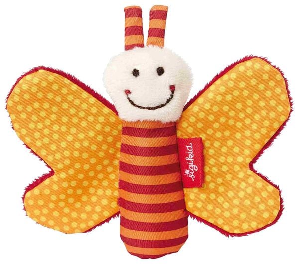 sigikid 41181 - Greifling Schmetterling orange Kinderbunt