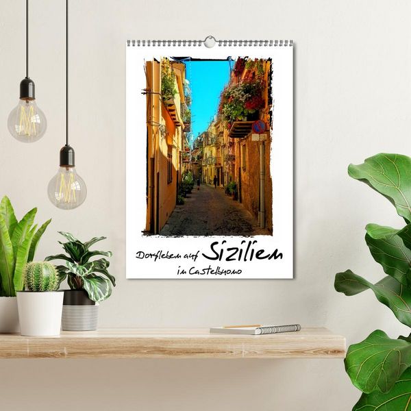 Produktbild: Dorfleben auf Sizilien (Wandkalender 2026 DIN A3 hoch), CALVENDO Monatskalender