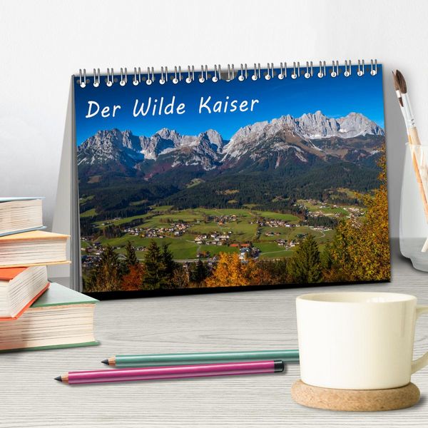 Produktbild: Der Wilde Kaiser, das Kletterparadies bei Kitzb&uuml;hel (Tischkalender 2026 DIN A5 quer), CALVENDO Monatskalender
